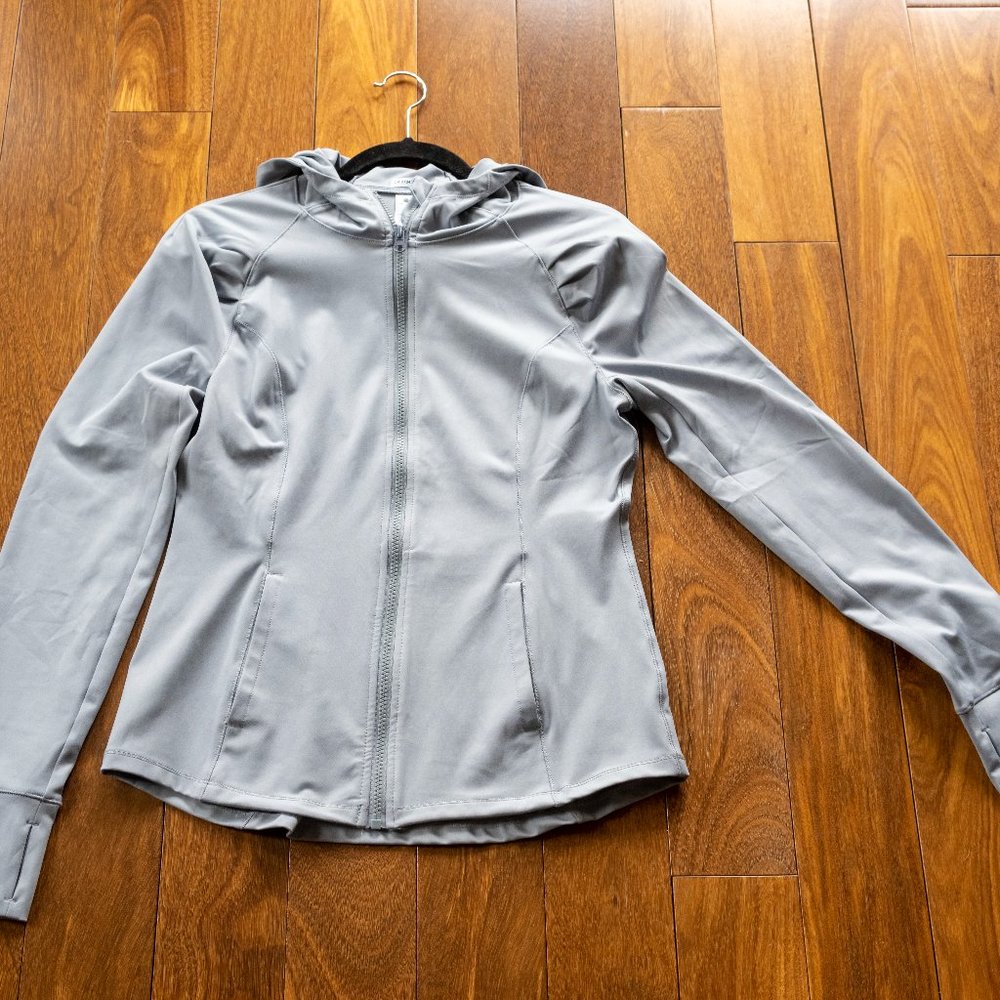 YOGALICIOUS HOODIE STRETCH SIZE LARGE